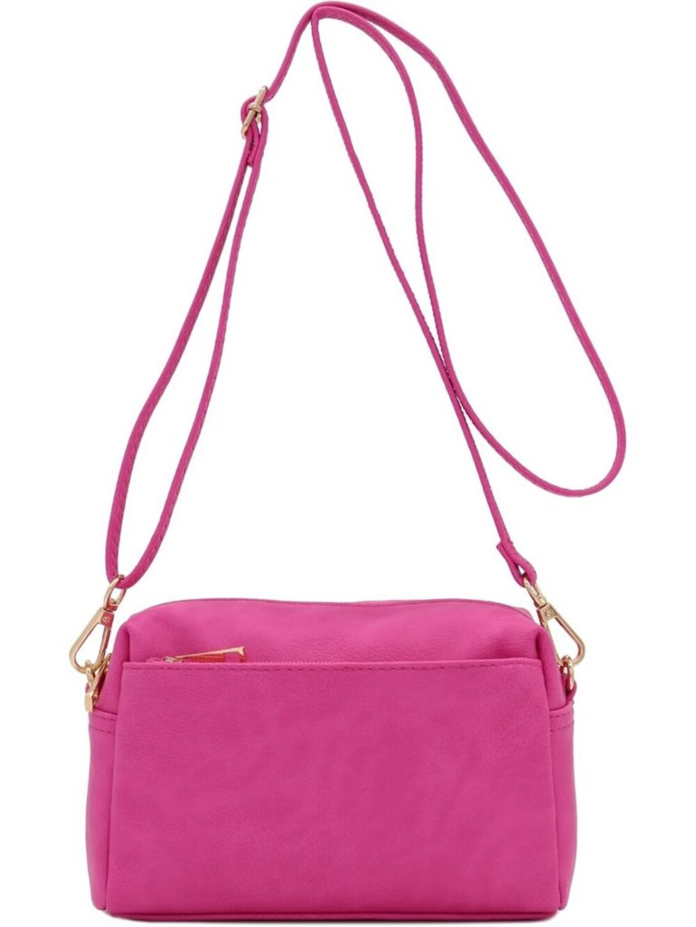 Stylish Triple Zip Small Crossbody Bag | Versatile, Lightweight & Functional